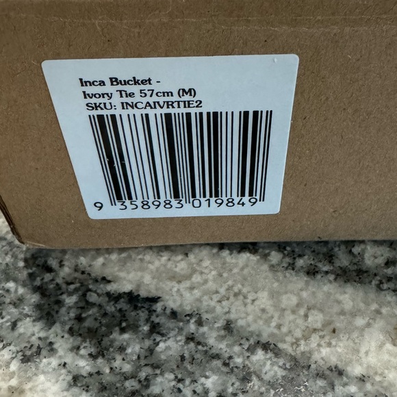 Lack of Color - Inca Raffia Bucket Hat with Ivory Tie NWT - Picture 7 of 7